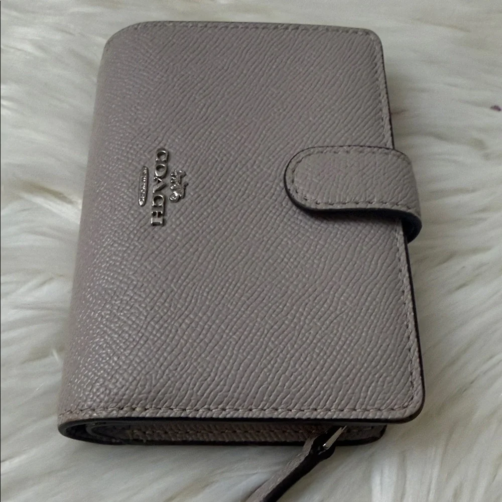 Coach Taupe Leather Men's Wallet